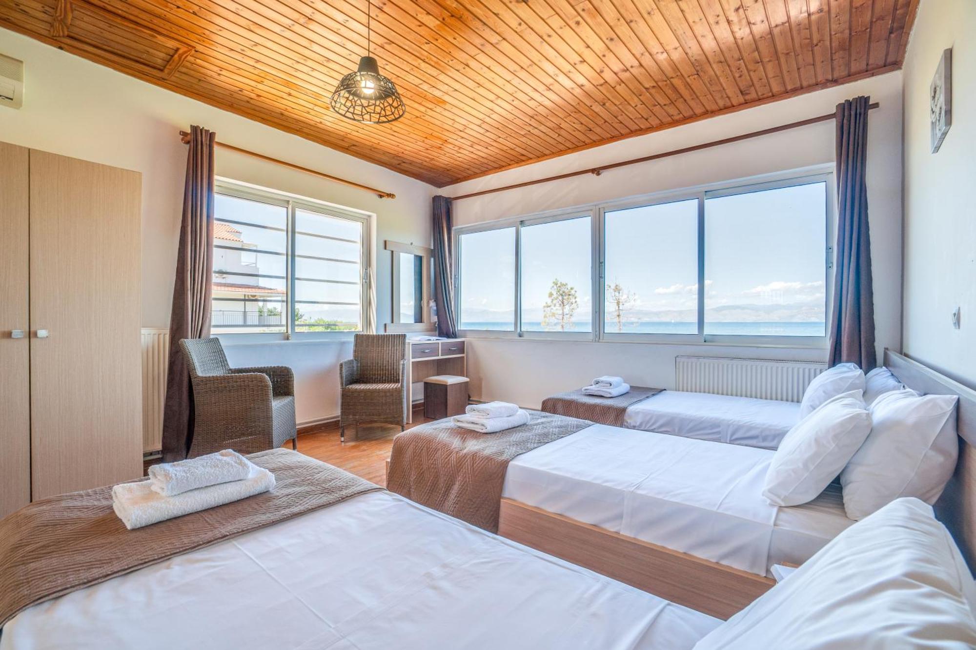 Sandy Beach Houses - Sea View Kávos Zimmer foto